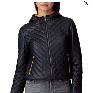 New - Samantha Sipos Reversable Leather Jacket, Sm